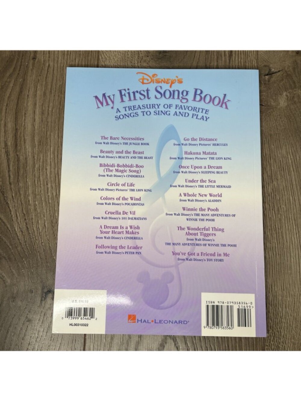 Disney's My First Songbook Sheet Music Easy Piano Songbook Volume 1 Hal Leonard - Picture 3 of 5